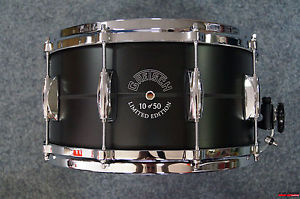 Gretsch USA Custom Limited Edition Black Aluminium Snaredrum  -  14x7"