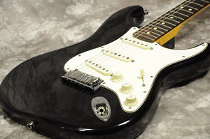 Fender Custom Classic Stratocaster C-Neck Black Free Shipping From Japan #A148