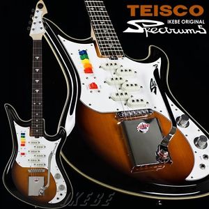 Teisco IKEBE ORIGINAL Spectrum 5 (Tabaco Burst) guitar From JAPAN/456