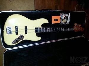 Fender Standard Jazz Electric Bass Guitar and hard case