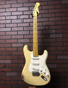NASH S-57 Strat-style guitar in distressed creme