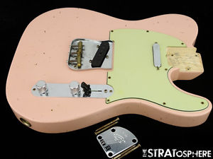 Fender Custom Shop Postmodern Relic Telecaster LOADED BODY Tele USA Shell Pink