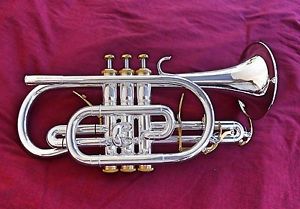 Custom Shop Professional Cornet ACR-835GS (Silver Plated Red Brass)