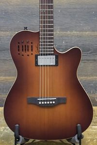 Godin A6 Ultra Cognac Burst HG "SF" Electro-Acoustic Guitar w/ Bag - #17242113