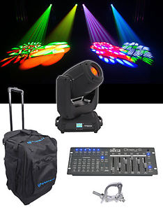 Chauvet DJ Intimidator Spot 375Z IRC Moving Head Light+Bag+Clamp+DMX Controller