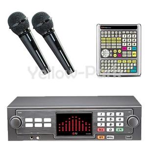 NEW TJ Taijin Media TKR-365HK karaoke Machine + 2 Mic + Remote W