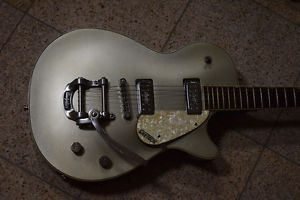 Gretsch Silver Jet 1957 Vintage Style+Bigsby=rare+excellent condition=frets 100%