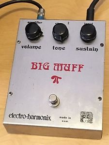 ELECTRO HARMONIX BIG MUFF PI RAM'S HEAD FUZZ PEDAL VINTAGE 1970s ALL-ORIGINAL