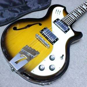 Italia Guitars, Mondial Classic, Sunburst, Excellent++, Soft Case, From JAPAN