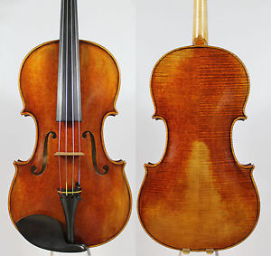 Top Oil Varnish! An Strad 16.5" Viola Copy! M9621 Aubert Bridge!Warm Deep Tone!
