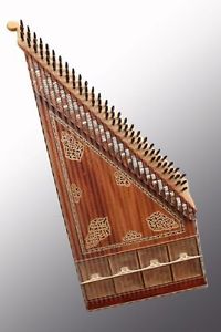 ANKA :: STRING INSTRUMENT TURKISH QANUN KANUN w/ BOX  NEW !!!!!!!!!!!