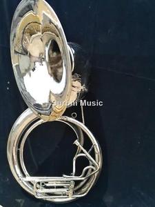 Sousaphone 25" Big Size Made of Brass in Chrome Polish With Free Case & Mouthpc.