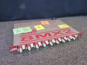 AUDIO TOYS ATI 8MX2 8 CHANNEL PREAMP PREAMPLIFIER MICROPHONE STEREO MIXER USED A
