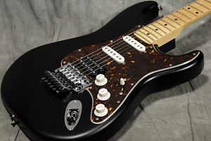 Fender Japan Stratocaster ST57-SSH/FR/DP Mat Black Good Condition With Soft Case