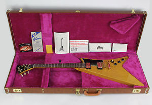 NOS Vintage 1982 Gibson Moderne Heritage Korina W/ OHSC Box & Paperwork MINT!