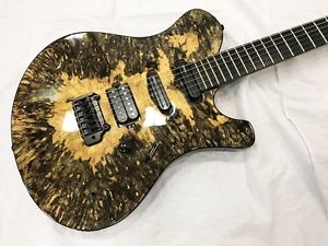 MAYONES, Legend 22 SSH Custom Buckeye Burl Top, c.2010, Excellent++, Hard Case