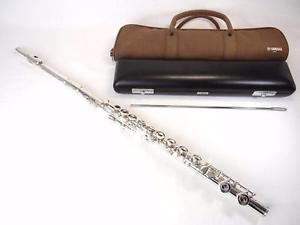 YAMAHA Flute YFL-411 Sterling Silver Hard Case for Intermediate Made in Japan 13