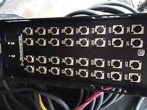 Pro Co RM2408FBX-100 24 Channel 100Ft RoadMASTER Helix Audio Snake W/XLR Returns