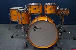 Gretsch USA Custom Shellset in "Sun Amber Gloss"   -   22,10,12,14,16"