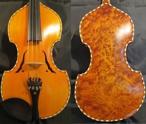 Baroque style SONG Brand Maestro bird's eye(inlay.scroll carved) 16" viola#11954