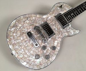 Limited Release Zemaitis Casimere Series Model C22PF NT in WHITE PEARL w/OHSC