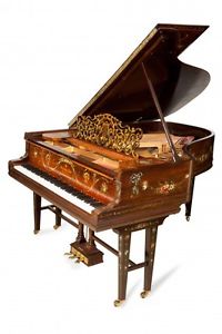 Art Case Steinway Piano "Vernis Martin" Masterpiece! Owned By Prussian Prince!