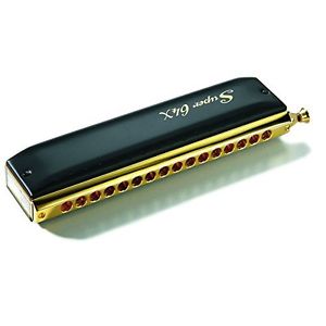 Hohner Super 64X 7584/64 Key Of C Chromatic Harmonica Japan New W / Tracking