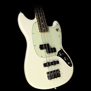 Fender Mustang Bass PJ  Electric Bass Olympic White