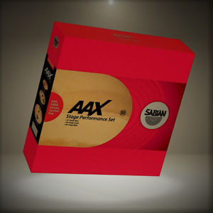 Sabian 25005XB-NB AAX Stage Performance Cymbal Set - Brilliant Finish - No Bag