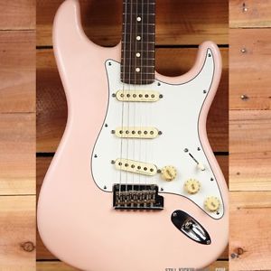 FENDER AMERICAN SHELL PINK STRATOCASTER OHSC Papers USA Strat Noiseless PU 0845