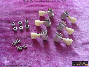 Vintage Gibson / Kluson Single Line Double Ring Tuners 1960 Les Paul Burst SG 62