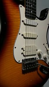 Fender American Strat Ultra electric guitar 1991 Blade Runner trem system +case