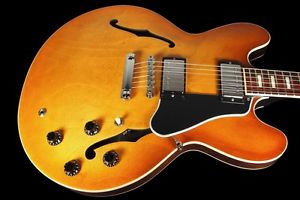 2016 GIBSON ES-335 BLOCK MEMPHIS SEMI-HOLLOW FADED LIGHT BURST