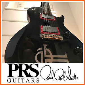 PRS SE Nick Catanese Signature Guitar_Black with Red bound body, neck and head