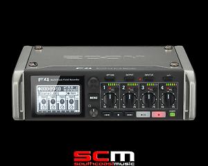 ZOOM F4 MULTI TRACK FIELD RECORDER ENG RECORDING BRAND NEW WITH FREE SHIPPING