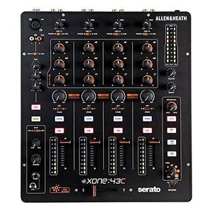 Allen & Heath XONE: 43C Professional 4ch DJ mixer Serato DJ DVS control c... P/O