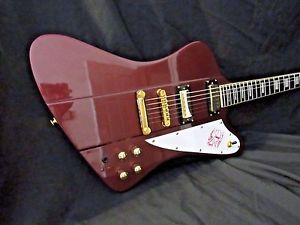 Occhineri Custom Made Firebird type Guitar 5pcs neck LOWERED PRICE Handcrafted