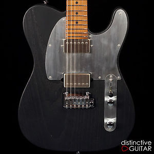NEW SUHR CUSTOM MODERN T ANDY WOOD SIGNATURE SERIES GUITAR BLACK TORCHED SATIN