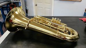 Jupiter 4 valve tuba with case - LOOK!