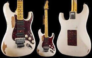 LSL Instruments Arist Tribute MickE4 Saticoy VINTAGE WHITE Electric Guitar