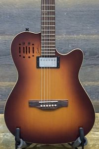Godin A6 Ultra Cognac Burst HG "SF" Electro-Acoustic Guitar w/ Bag - #16286162