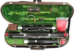 Historical Heckel Biebrich Bassoon owned by Erich Wolschke - completely restored