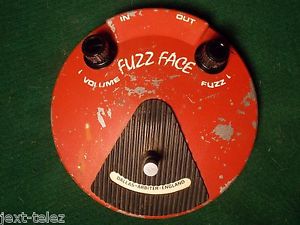 Dallas Arbiter England Fuzz Face Pedal Collector 'Hendrix' Red BC108C 1969 1970