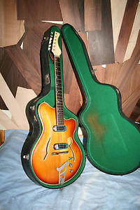 ALTE E-GITARRE,HALBRESONANZGITARRE,JAZZGITARRE,HEINZ SEIFERT ! ! !,SPIELBEREIT