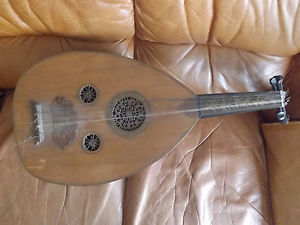 ANTIQUE  RARE OUD VIOLIN MANDOLIN  STRING MUSICAL  XIX CENTURY ?? ARABIC ?