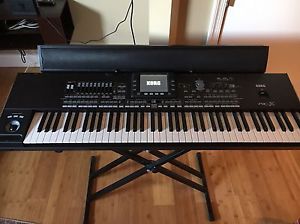 Korg Pa3X 76 Keyboard Synthesizer With 256 mg Expansion Memory Installed