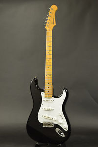History SH-SV M Black Stratocaster 2010 Made in Japan Electric guitar