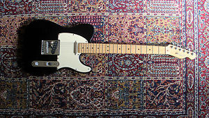 Fender USA Standard Telecaster Black with Bare Knuckle Piledriver pickups