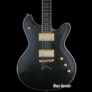 McSwain Guitars SMC Military Brass in Olive Drab Relic'd w/ Star Inlays