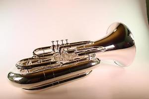 Jupiter Model 582S Four Valve 4/4 BBb Tuba in Silver MINT QuinnTheEskimo